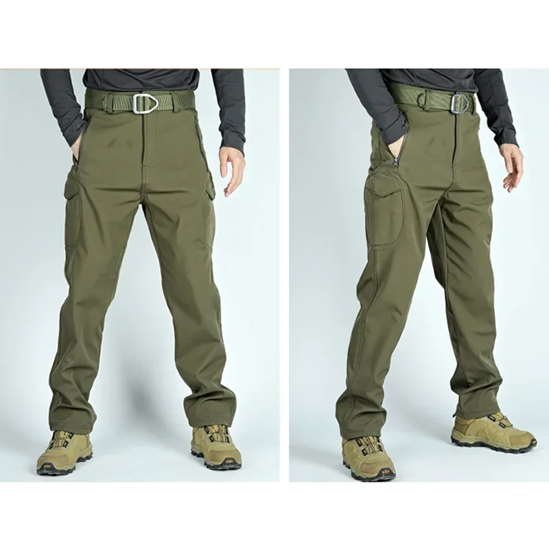 Winter Tactical Sets Men SoftShell Jacket Fleece Pants Waterproof Windproof Warm Suits Outdoor Hiking Hunting Combat Uniform hiking jackets waterproof hiking jackets waterproof jacket waterproof coats tactical combat suit