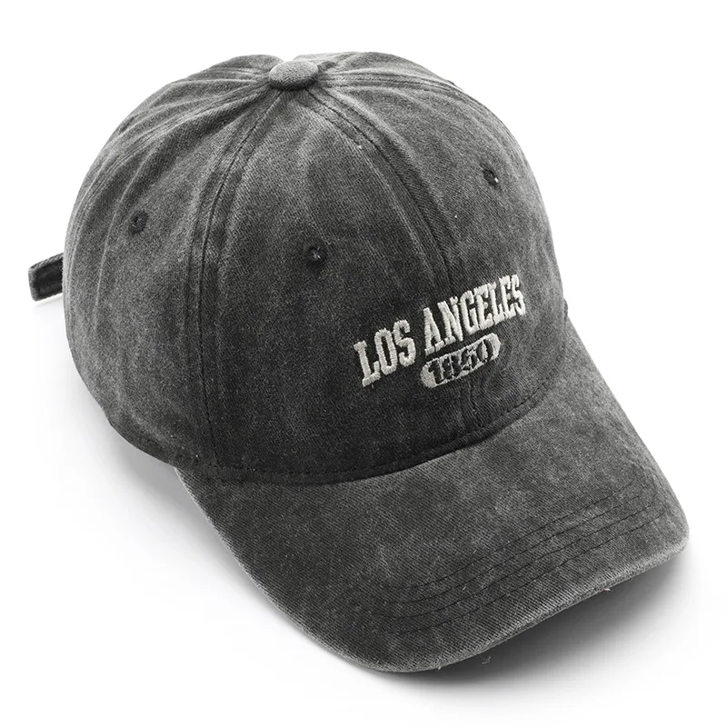 여성을위한 패션 캐주얼 야구 모자 남성 코튼 소프트 탑 모자 남여 로스 앤젤레스 자수 스냅 백 모자 하이킹 선 스크린 모자
