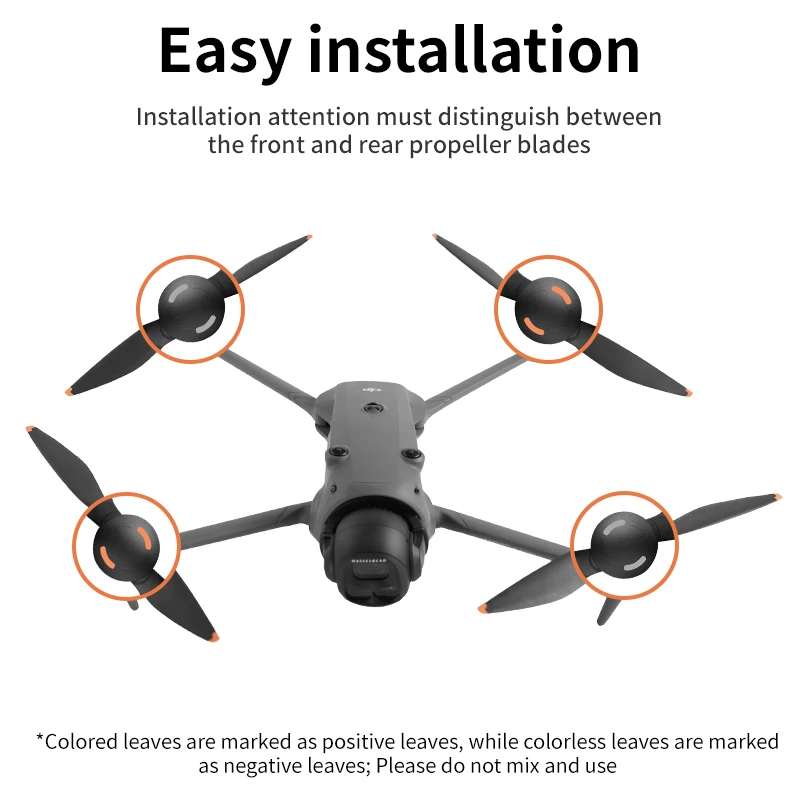 Hélices DJI Mavic 4 Pro 1158F - 4 pièces orange