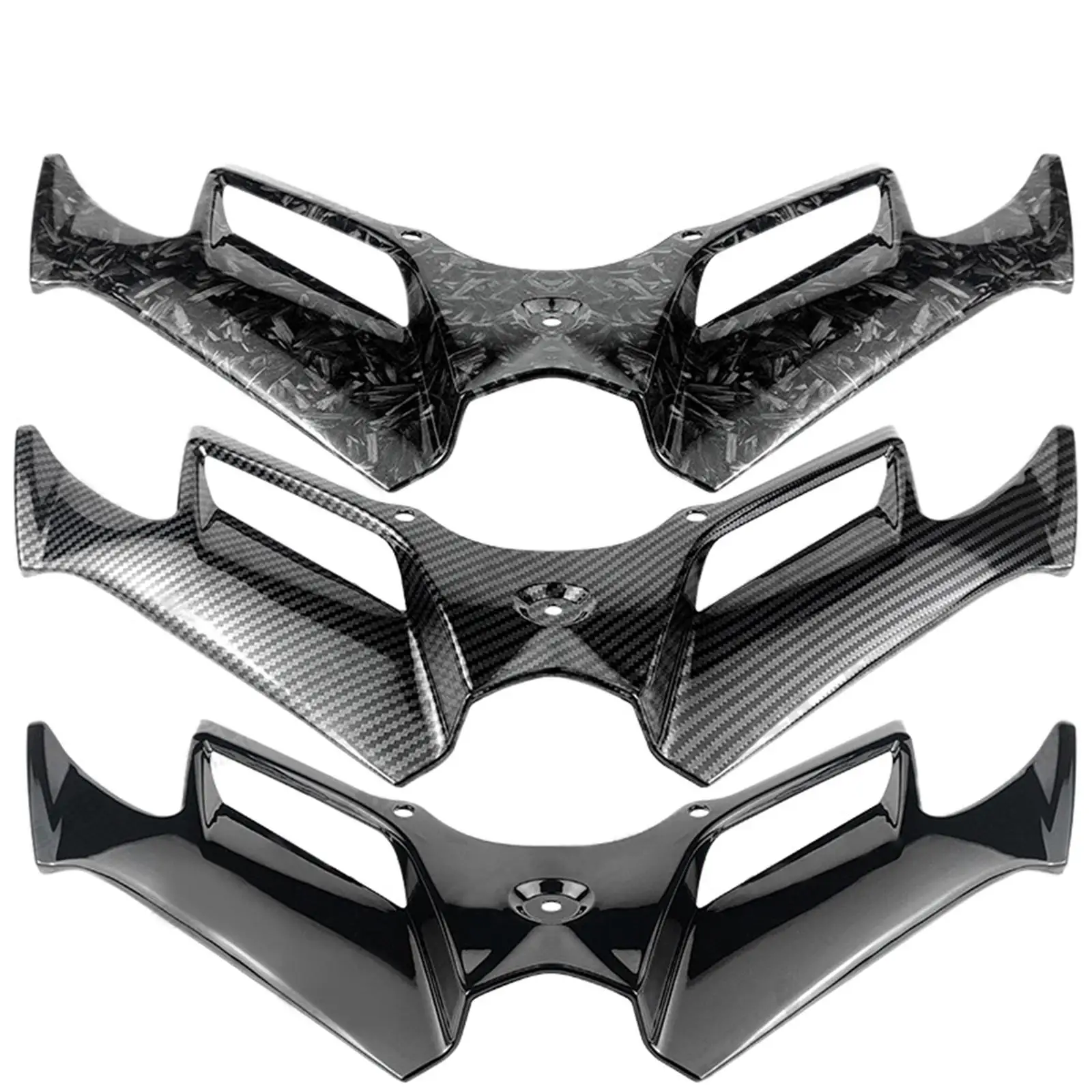 Motorcycle Front Fairing Motorcycle Front Fairing Winglet Aerodynamic Wing Cover Trim Spoiler for Yamaha Nmax125 Nmax155