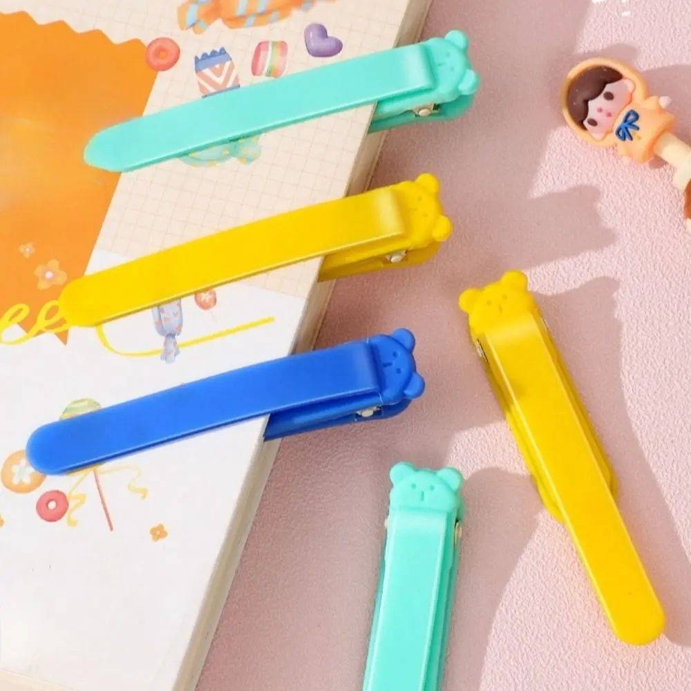 Animal Bookmark 1/3 Pcs Bookmark Clip Cute Bear Bookmark Clip Automatically Follows Page Flipping Book Markers Notebook Page Divider Student