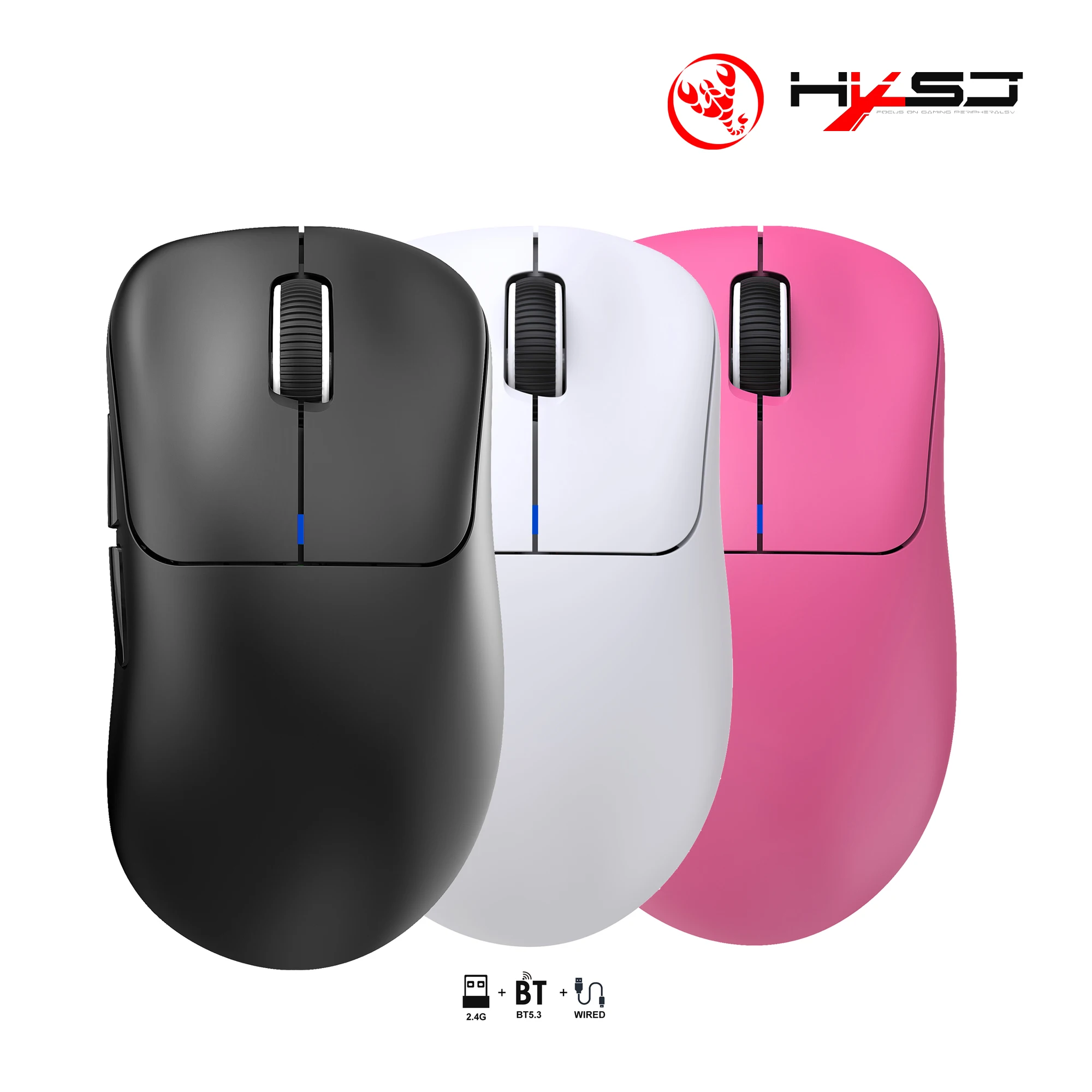 HXSJ T700 Lightweight 3 modes Gaming Mouse 500mAh Rechargeable