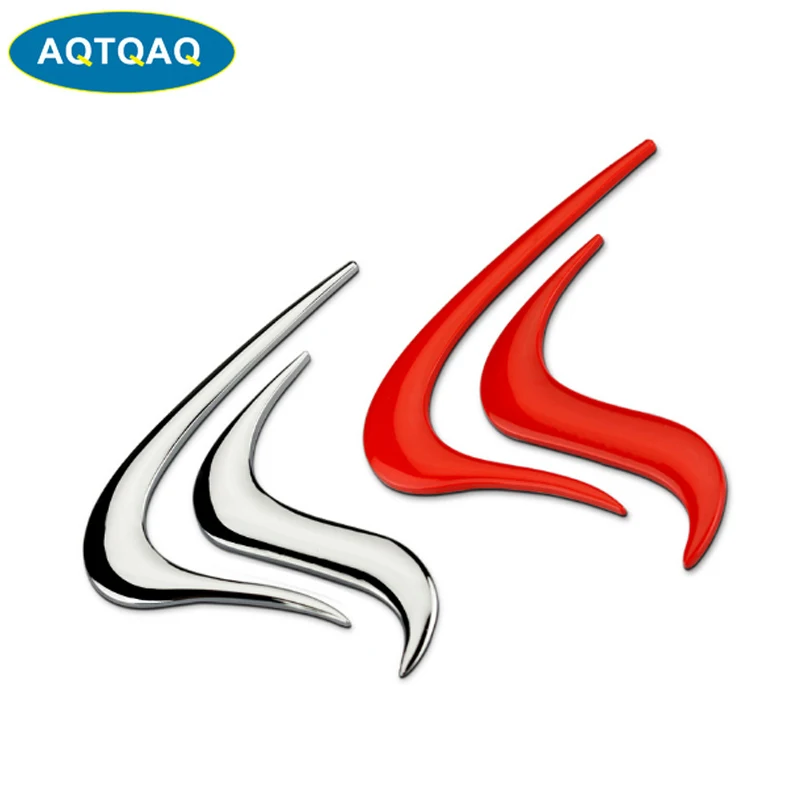 

1Pcs 3D Metal Flame Car Side Fender Rear Trunk Emblem Badge Sticker Decals for JEEP Dodge BMW Mustang Volvo Chevrolet