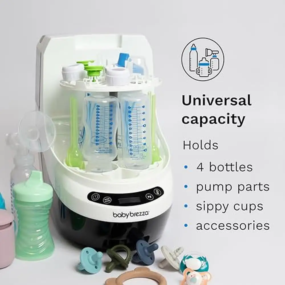 All-in-One Bottle Washer Sterilizer Dryer Machine Baby Bottles & Pump Parts Universal Capacity Eco-Friendly Cleaning Modes 4