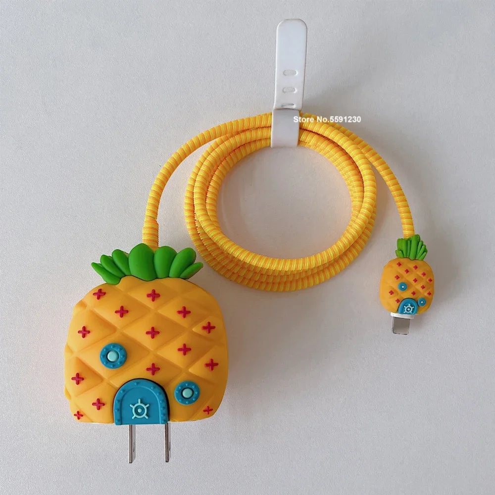 Cute Cartoon Cable Protector for iPhone iPad Chargers