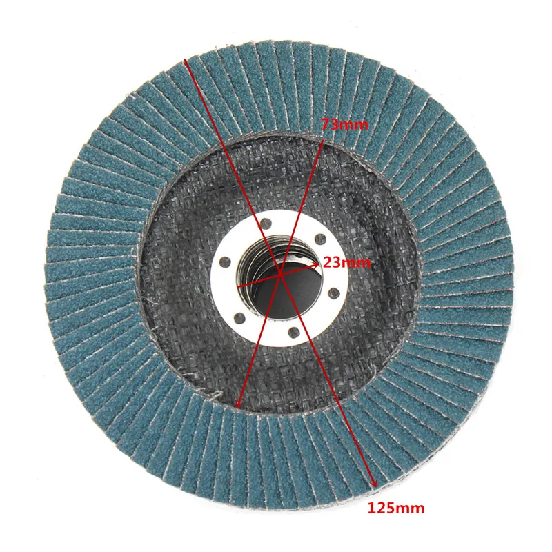 Disques à polir et de ponçage pour meuleuse d'angle Ø 125 mm, gros grain -  7105 - MACHINES ET OUTILS-FRANCE