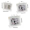 Multi-purpose Desktop Standing Photo Album 4/5/6inch Clear LOMO Photo Holder Postcards Display Rack Mini Poster Frame 6