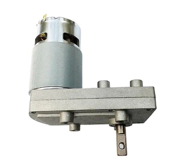 Buy 3.5RPM 12V Low Noise Dc Motor With Metal Gears - Grade A