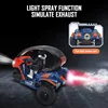 Rc Motorcycle Tricycle Toy 2.4Ghz Remote Control Car with Spray Toy Electric Stunt Racing Vehicle Toys for Boys Kids Gift 2
