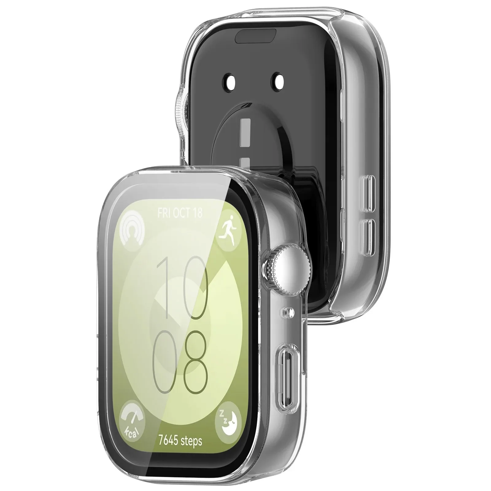 Premium Tempered Glass Screen Protector Bumper for Smartwatch Cases - Anti-scratch Protection