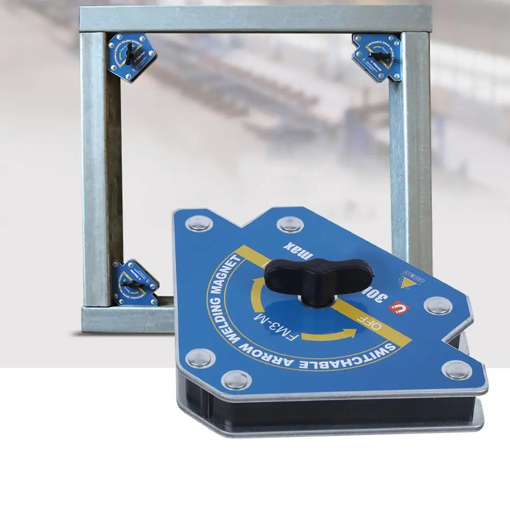 FM3-M Welding Magnet Locator Tool 30-50KG Magnetic Suction with Switch Arrow Shape for Soldering