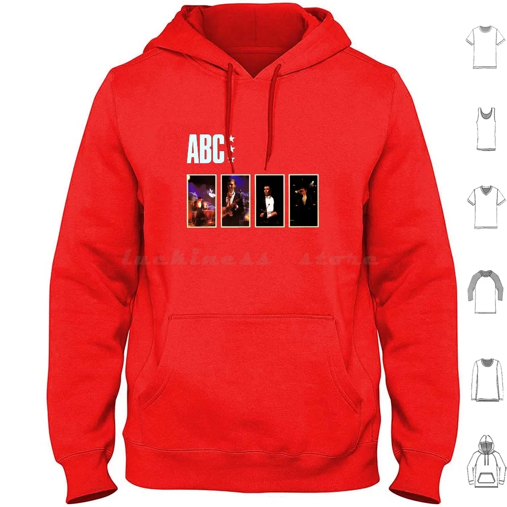 Felpe Abc Manica Lunga Abc Look Love 80S Music Album Record Vinyl Single Artist Band