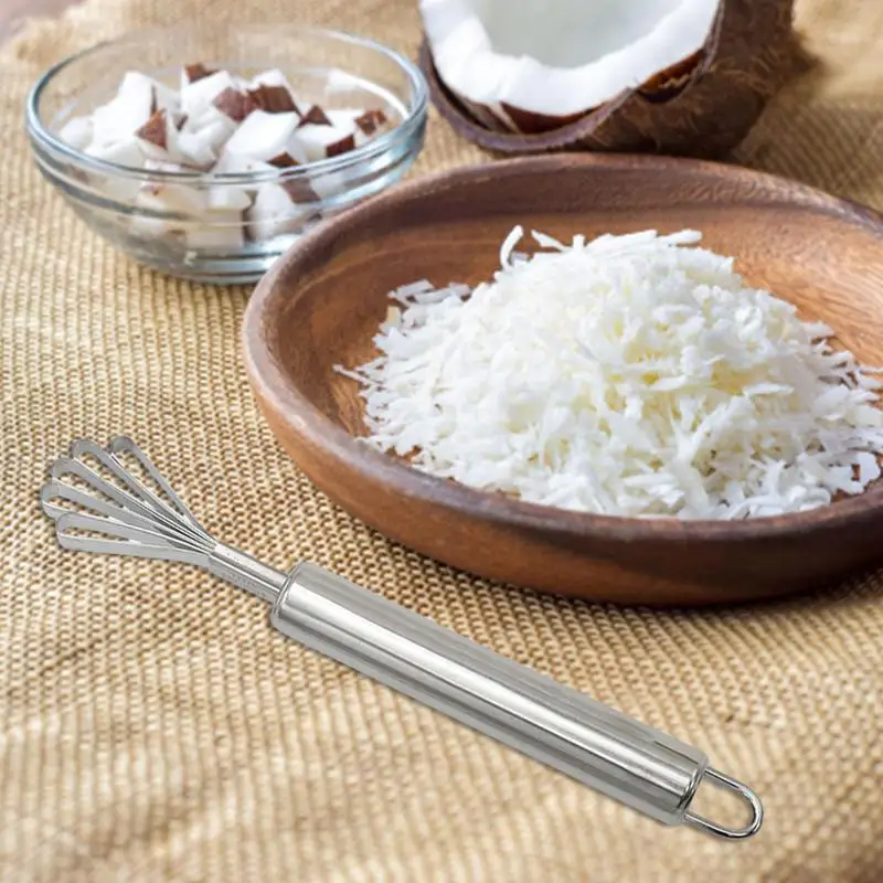 

Coconut Scraper Food Grade Stainless Steel Meat Fish Shredder Creative Household Coconut Grater Multipurpose Meat Grater Scraper