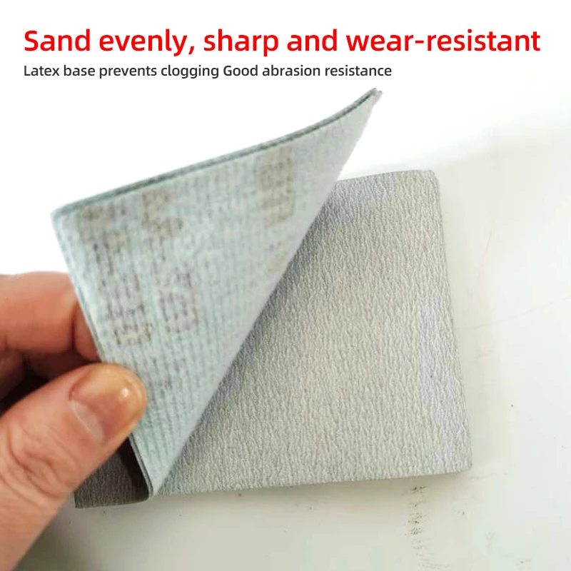 Square Flocking Sandpaper70x100mm Small Square Grinder Dry Abrasive Leather Air Grinder Polishing Polishing Sheet sanding discs sandpaper set polish sand paper sandpaper tools sander pads