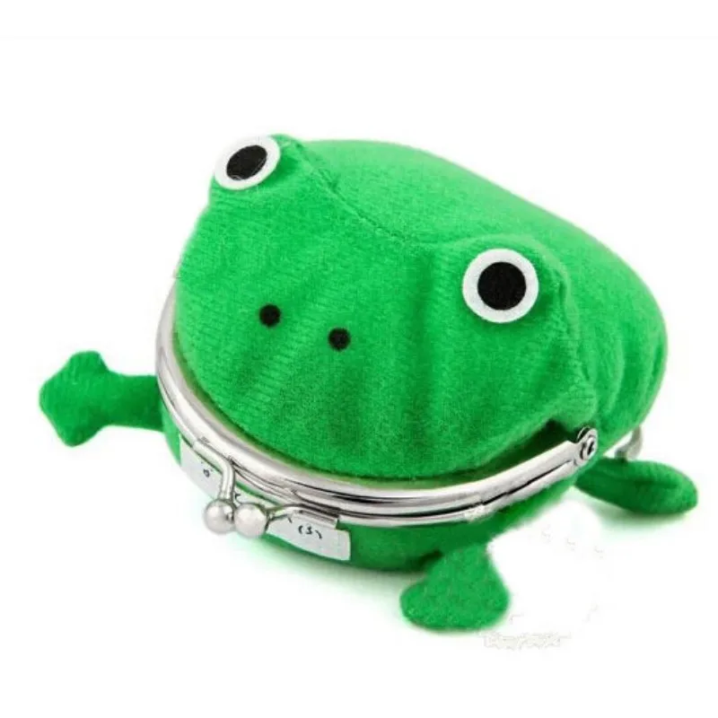 1pcs Hot Selling Frog Wallet Anime Cartoon Wallet Coin Purse Manga Flannel Cute purse Coin holder