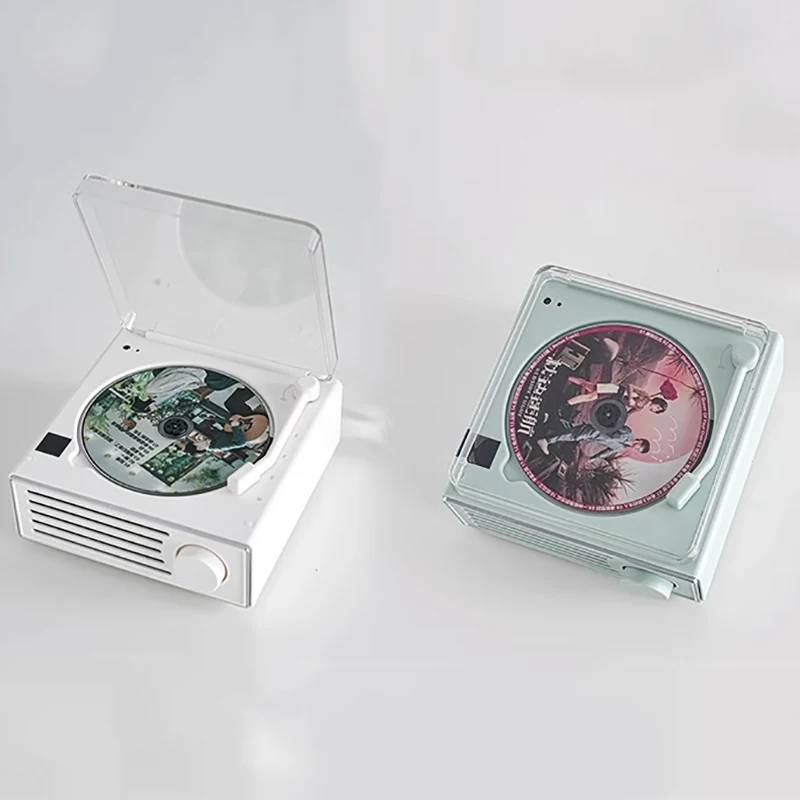 양방향 블루투스 내장 스피커, 레트로 HIFI CD 플레이어, ASP 충격 방지 적외선 리모컨, 디지털 광학