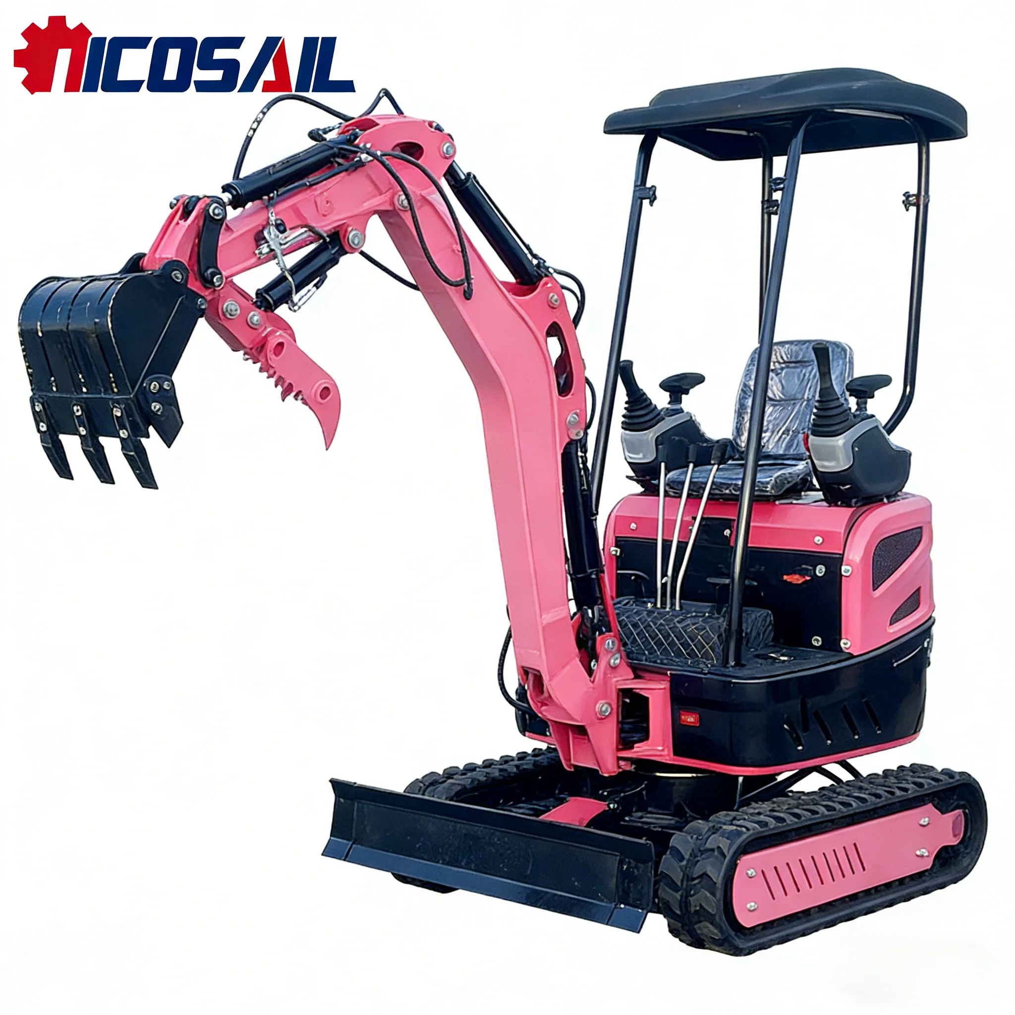 Mini excavator, 1.5-ton capacity crawler excavator, 1.7-ton small excavator, 2-year warranty Mini excavator, 1.5-ton capacity crawler excavator, 1.7-ton small excavator, 2-year warranty