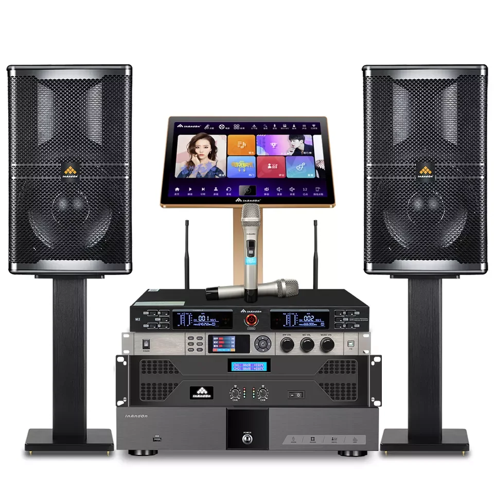 High Quality KV-V5 InAndOn Professional Karaoke System with WiFi Touch Screen 2TB Chinese Karaoke Machine KTV Karaoke Player Set