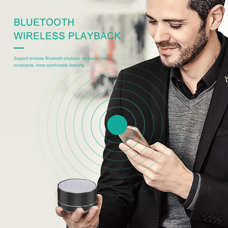 Tragbarer Kabelloser Bluetooth-Lautsprecher, Mini-Bluetooth-Lautsprecher, Musik-Soundbox, Subwoofer, Mp3-Player Für Pc-Laptops, Outdoor-Lautsprecher S109A6E3E7C29488Fbbe442C142370Ef3P