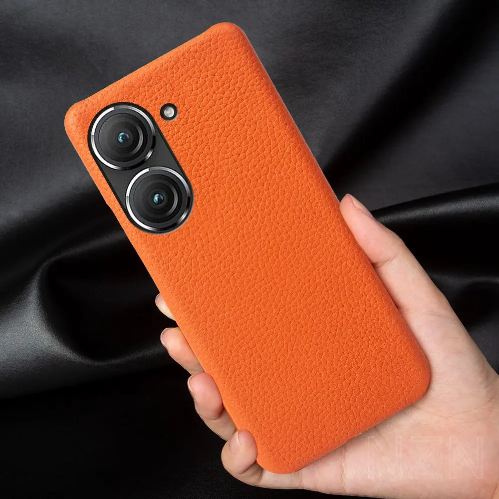 Premium Real Leather Phone Case - Luxurious Protective Back Cover