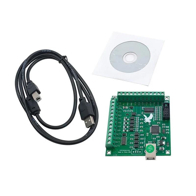 Mach3 CNC Controller 4 Axis Breakout Board Mach3 Interface Motion Card Engraving Cutting Machine Parts