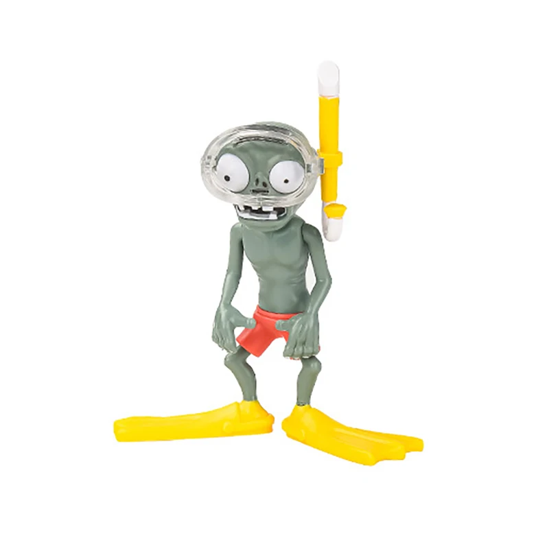thumbnail image 1 of Figura de anime Plants vs Zombie, modelo de juguete de acción de Zombie, pirata, tirador de guisantes, pegamento duro, regalo para niños, 1 of 5