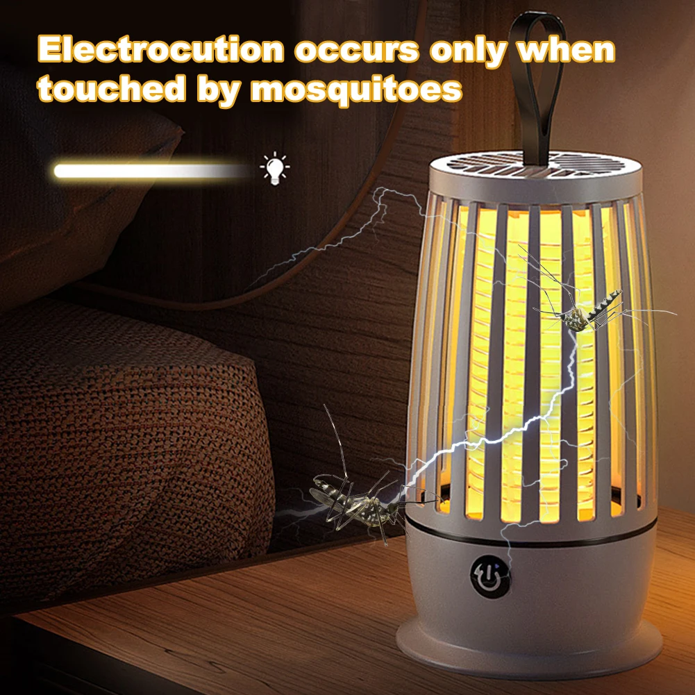 Electric Shock Bug Zapper Mosquito Killer Lamp Repellent UV Light Anti Mosquito Fly Insect Trap Outdoor Camping Lights