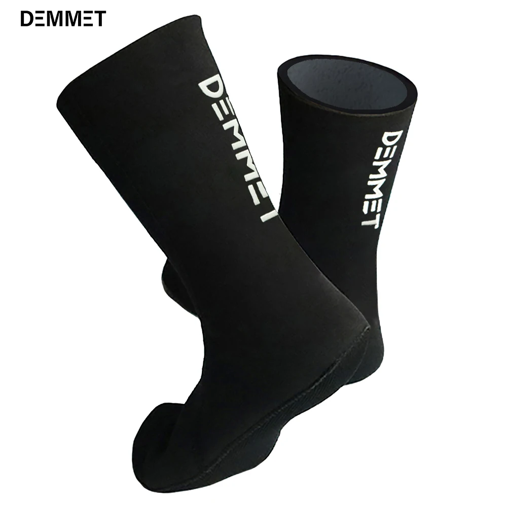 DEMMET Neoprene socks 7mm diving socks for men women winter warm high elastic non slip snorkeling diving swimming beach sock