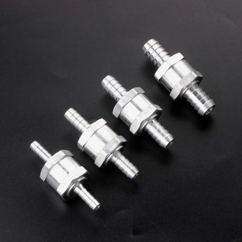 Fuel Non Return Check Valve fuel check valve 6/8/10/12mm Aluminium Alloy Petrol Diesel Water Fuel Line One Way for Peugeot Renault