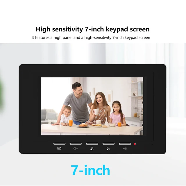 Visual Doorbell Home Wired Monitoring Intercom Villa High-Definition Intelligent Night Vision Electronic Access Control System 4