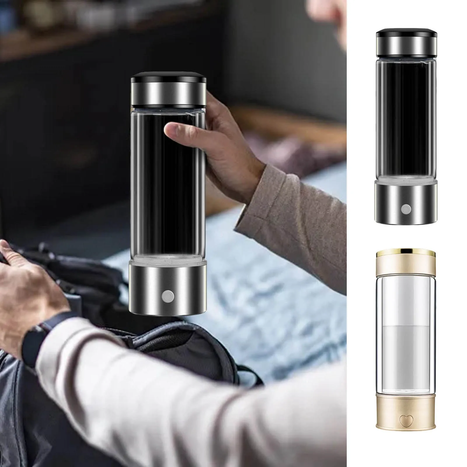 

Вегетарианская водородная чашка для воды, чашка для воды с высокой концентрацией отрицательных ионов, электролиз, портативная, для здоровья