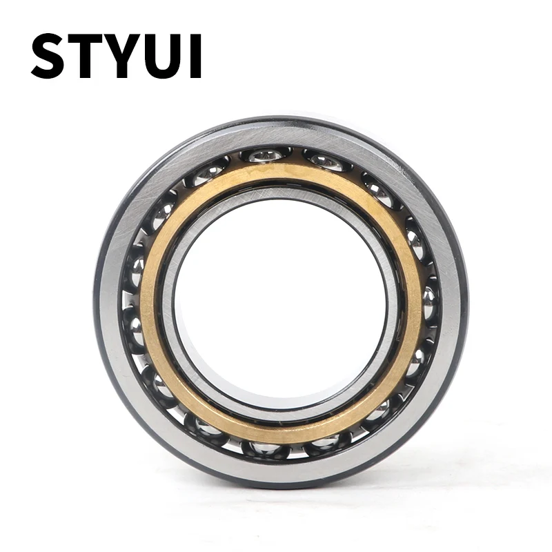 1개 앵귤러 콘택트 볼 베어링 황동 케이지 7001 7002 7003 7004 7005 7006..