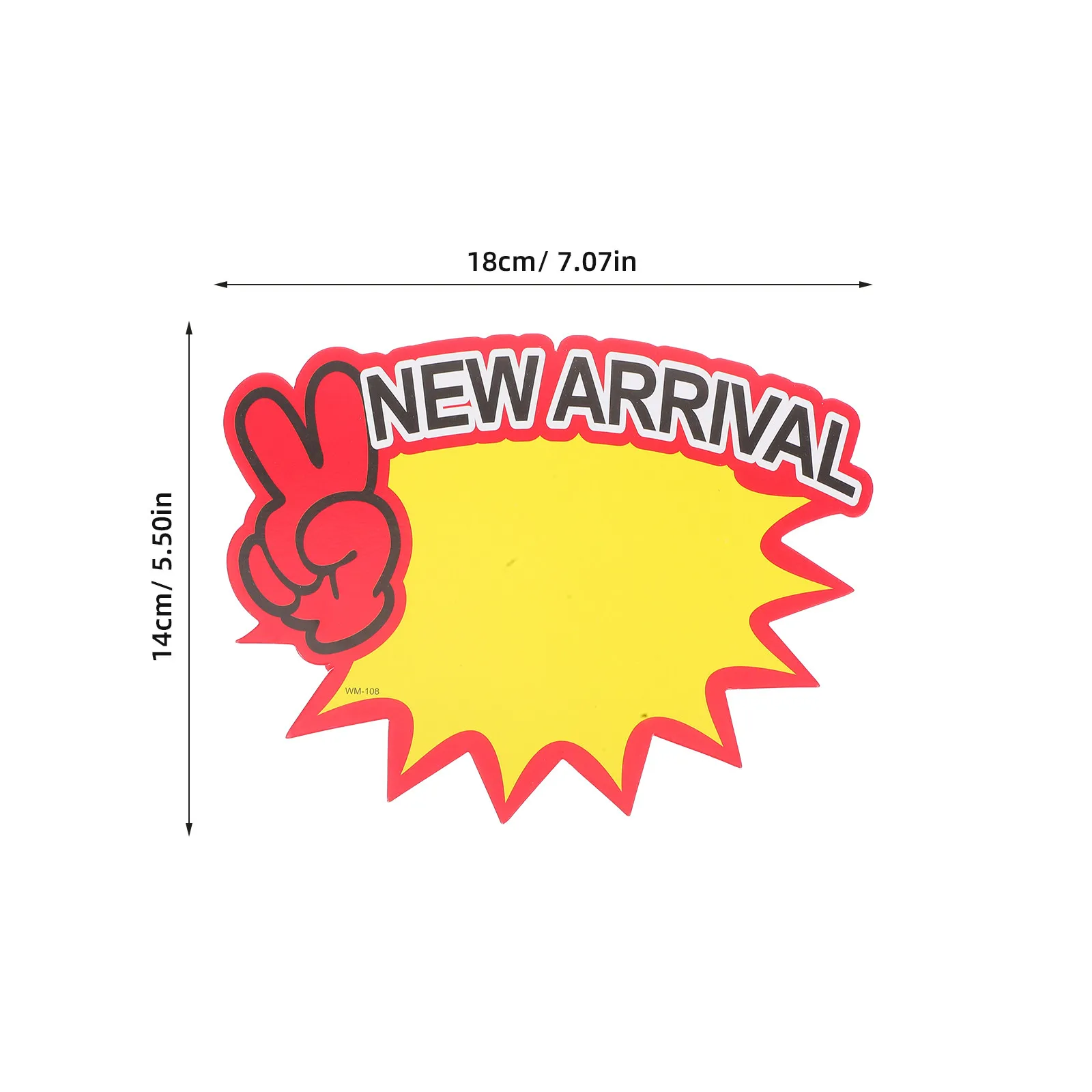 80Pcs 판매 태그 버스트 종이 표지판 제품 라벨 소매점 디스플레이 슈퍼마켓 광고 카드 종이 광고 표지판
