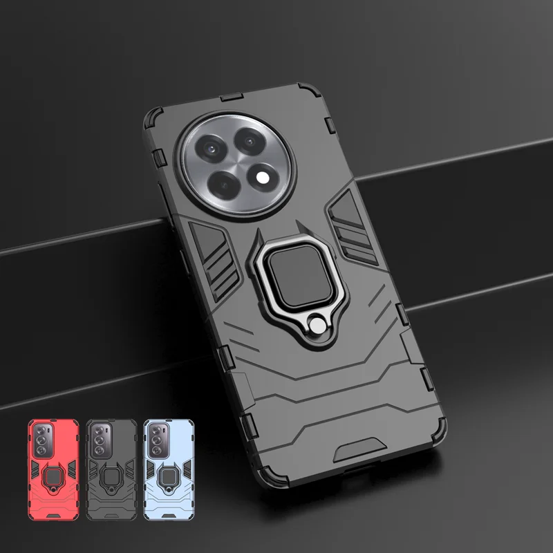 Armor Shockproof Magnetic Ring Stand Holder Case - Durable Protective Back Cover