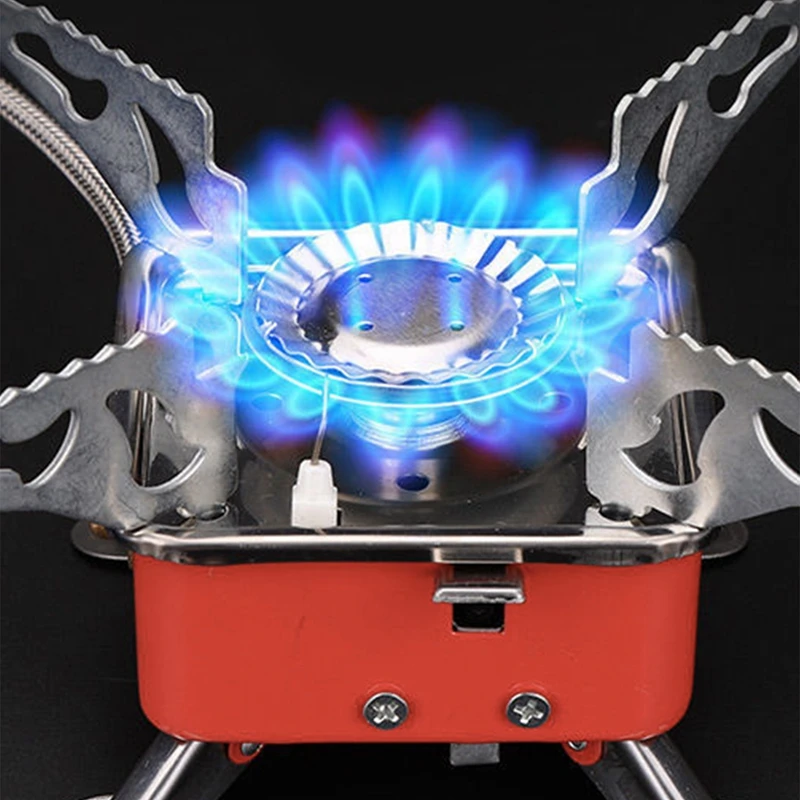 Mini Foldable Cooking Stove Outdoor Hiking Picnic BBQ Stoves Burner For Camping Backpacking Tourist Stainless Steel Heater portable gas stove
