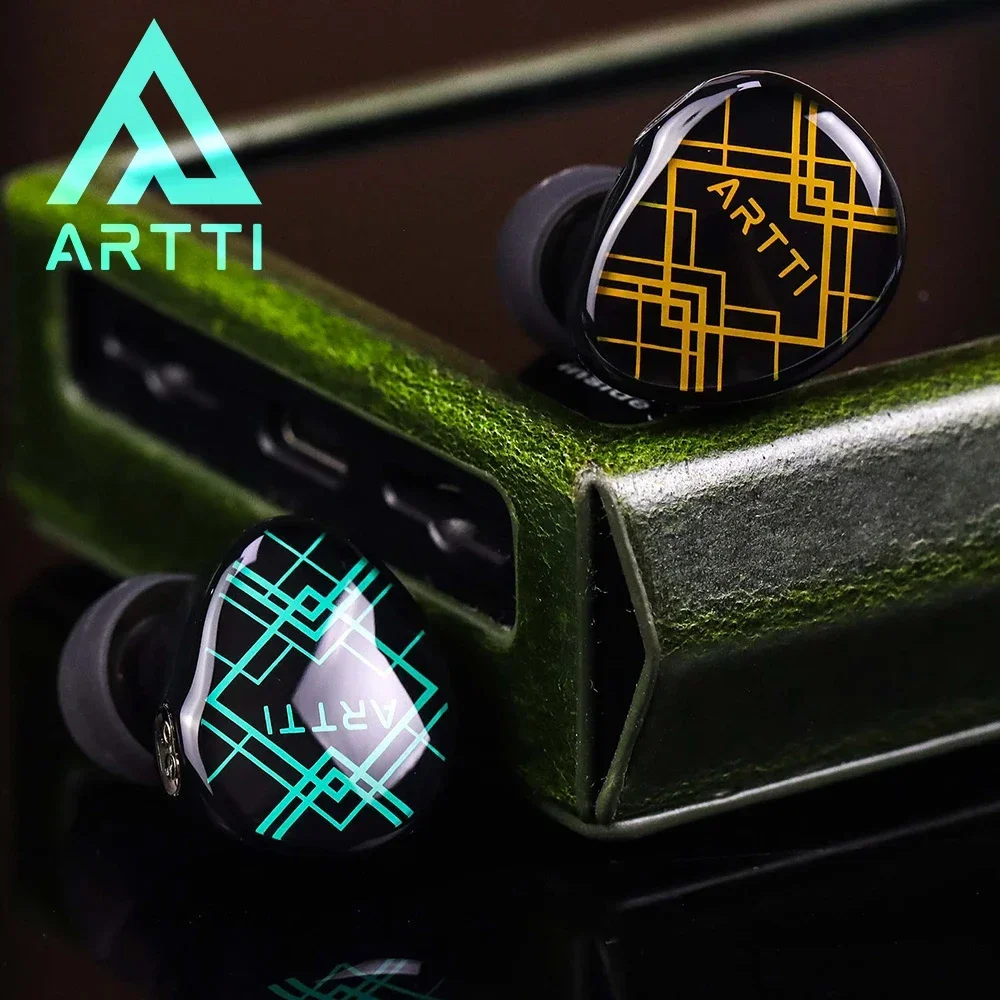 

ARTTI R2 HiFi in Ear Wired IEMs Earphones 10MM Dynamic 3D Printing Resin Monitor Headphone with OFC+SPC Hybrid Detachable Cable