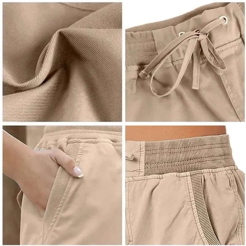 Fashion Queen Printed Women's Cargo Shorts Stretch Golf Active Shorts Work Shorts Hiking Outdoor Summer  Shorts with Pockets