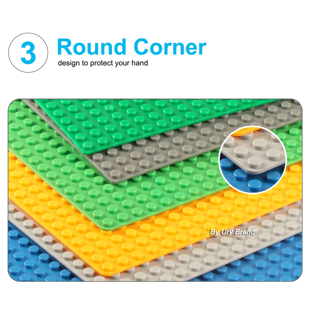 MOC 50*50 도트 고품질 BasePlate 맞는 표준 빌딩 블록 DIY 기본 플레이트 40*40cm 50x50 스터드 벽돌 장난감 어린이 선물 용품