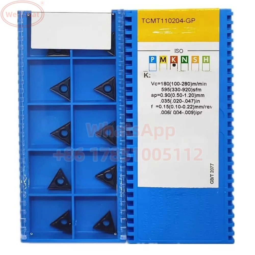 TCMT090204 TCMT110204 TCMT110208 TCMT16T304 TCMT16T308 TCMT220408-GP MM GK1115 GM3220 GP91TF GP1225 Carbide Insert TCMT Inserts