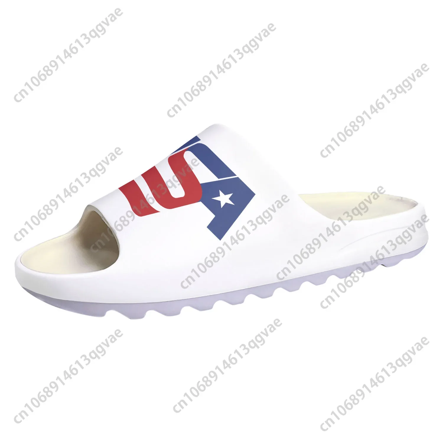 USA Flag Soft Sole Sllipers Home Clogs Step on Water Shoes Mens Womens Teenager Beach American Customize on Shit Sandals