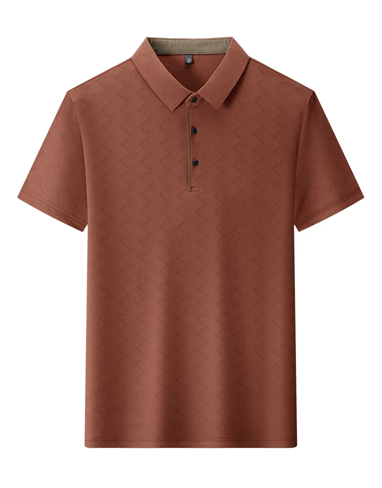 polo shirt men high quality summer new Ice silk Men's Short-sleeved polo shirt stripes business casual mens polo shirt 6XL 6748 14 S109b2194c329489ebe045fb386d1babcJ