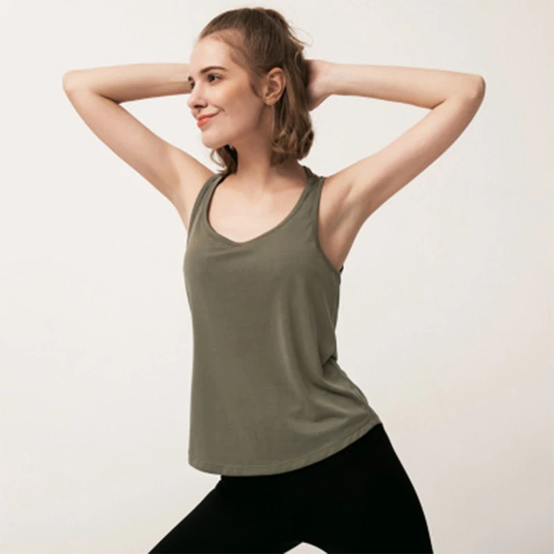 Sleeveless Sports Vest Yoga Crop Top Women Sexy Backless
