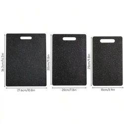 Elegant Marble Texture Antibacterial Cutting Board - Mildew Resistant and Dishwasher Safe (3PCS black)