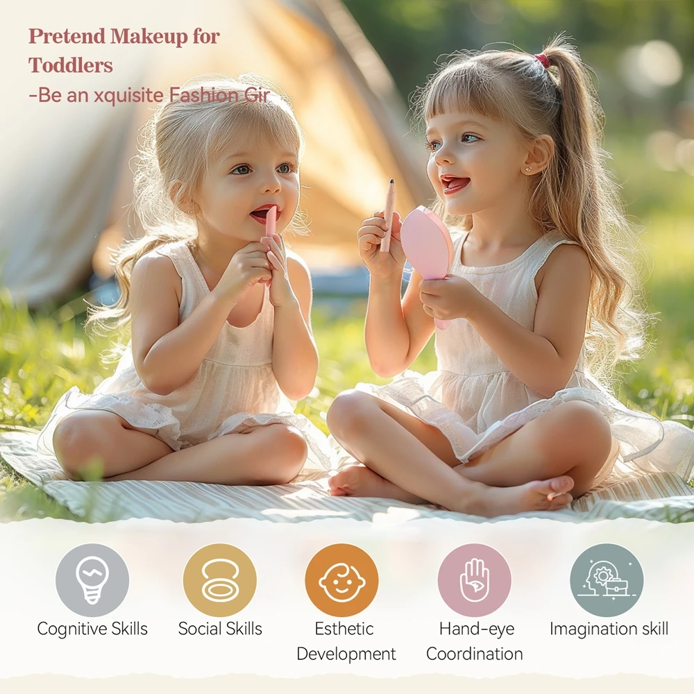 Child Girls Makeup Toys Set Pretend Game For 7 10 Years
