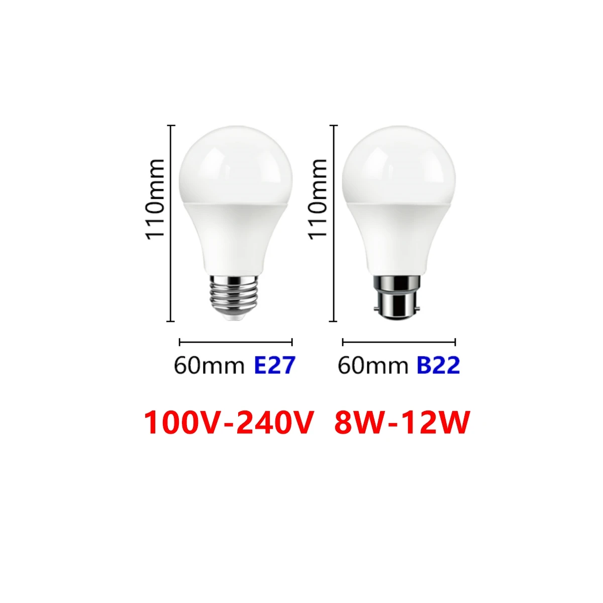 12x 15W Opale Incandescent à Variation Lustre Bougie Ampoules Sbc Ba15d Lampes