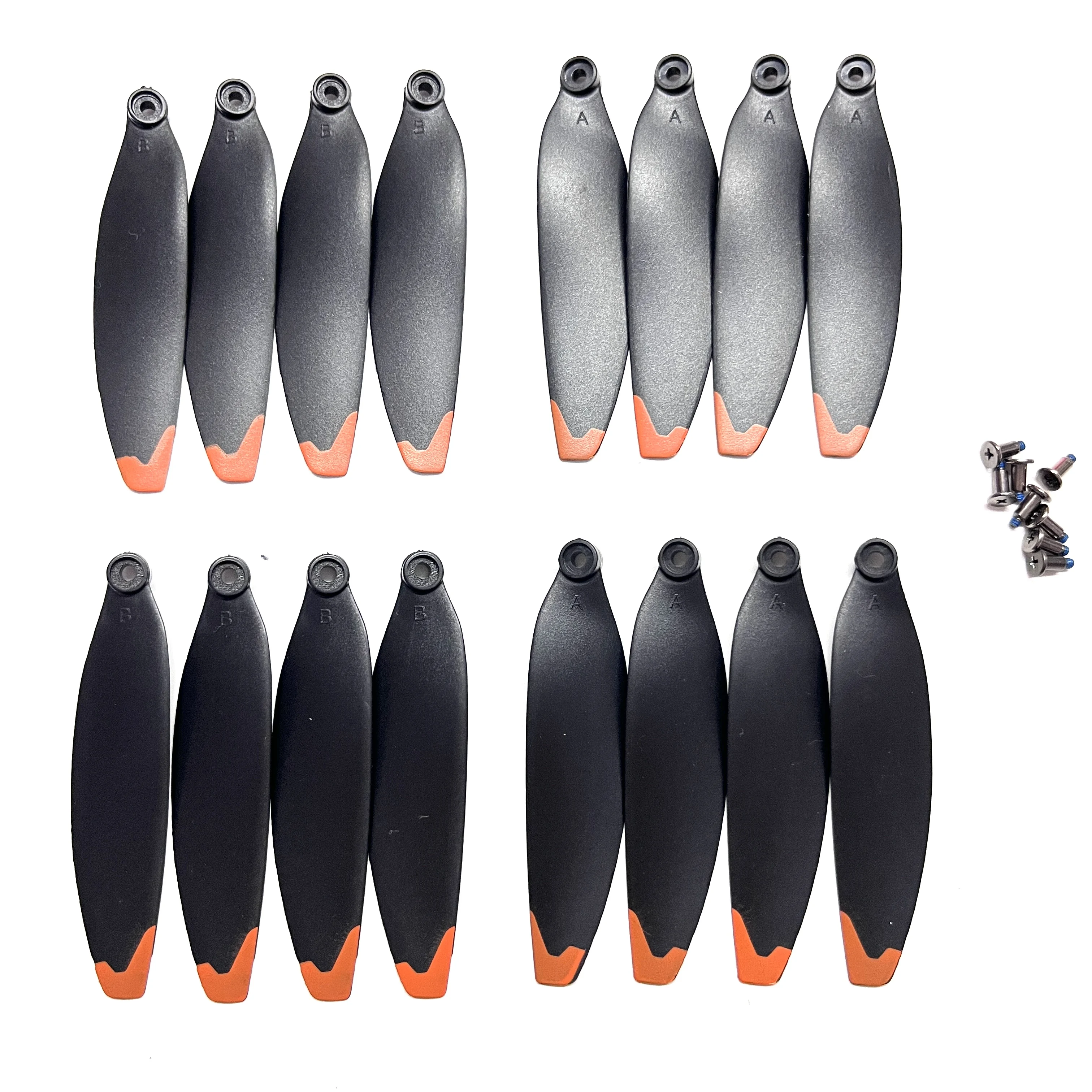 Achetez des hélices de drone en lot de 16 avec couleurs multiples pour quadricoptères, compatibles DJI.