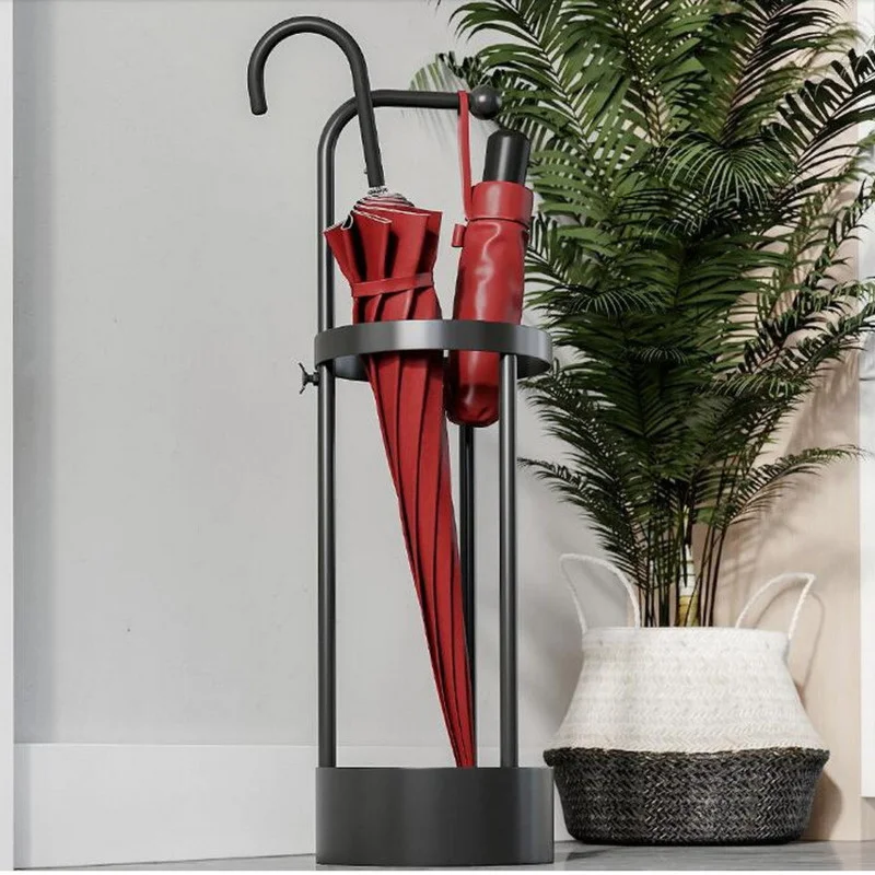 Nordic Parasol Holder Iron Frame Umbrella Stand Stable Chassis Parasol Stand Beautiful And Fashionable Light Luxury Storage Rack