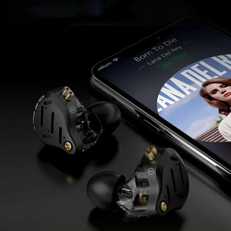 1Z Pisces Dual Dynamic Drive Unit Earphones With Sound Adjustment Switch Two Versions Optional In Ear Earbuds_voghion.com