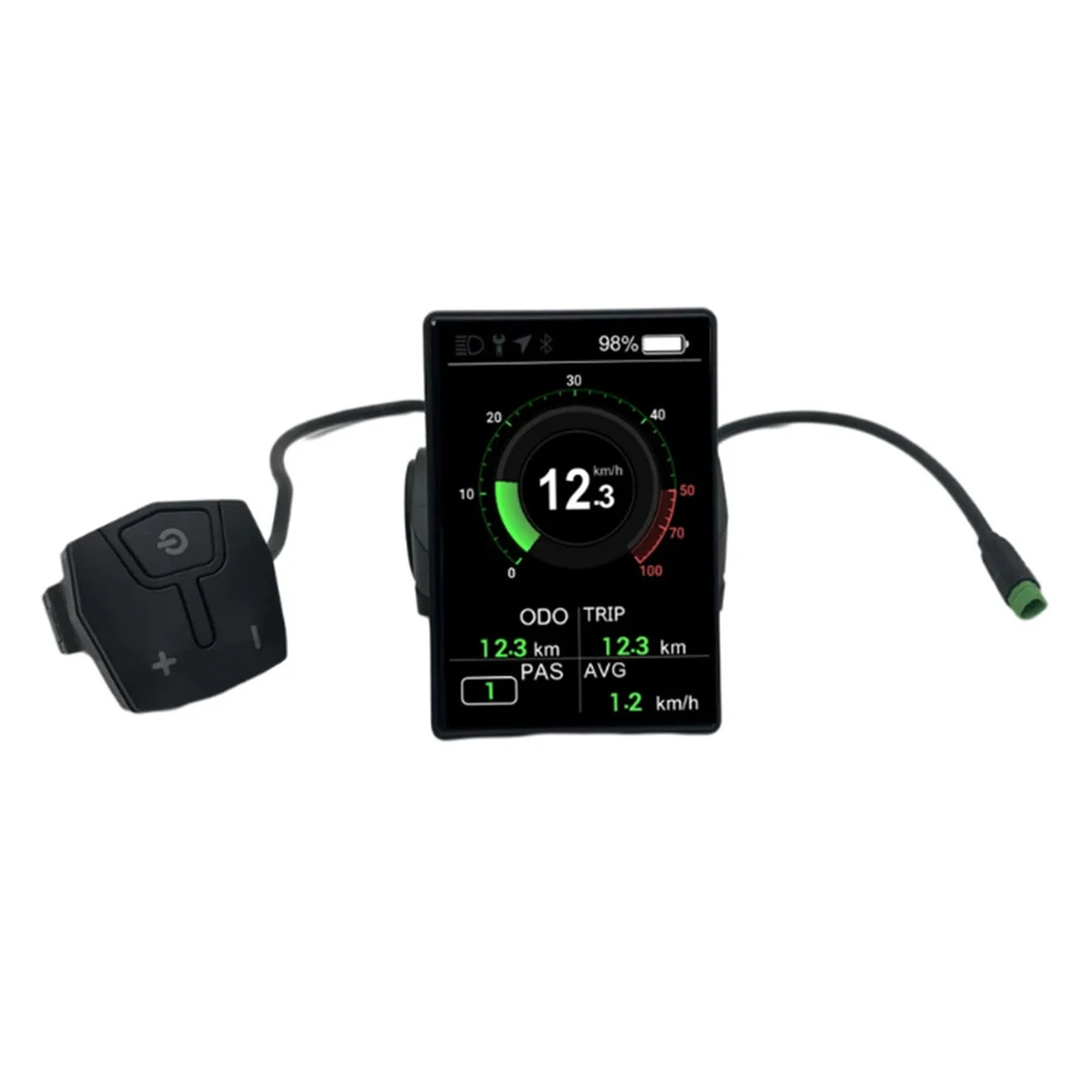 

Electric Bicycle Display For Bafang EB04 BluetoothAPP Smart Color IPS Sunlight Display For M400 M500 E-bikeAccessories
