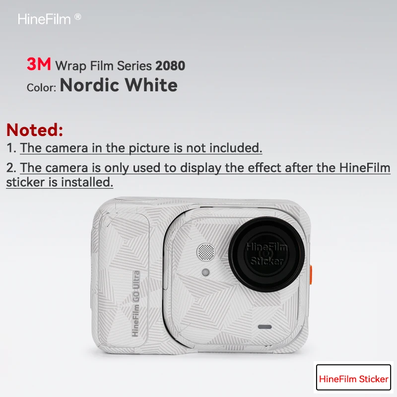 Insta360 GO 울트라 카메라 데칼 스킨 랩 커버 goultra 카메라 스티커 보호대용 Hinefilm 스킨